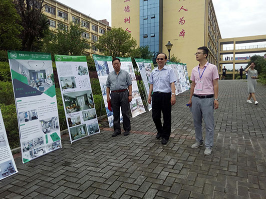 建筑工程学院举办2019届建筑室内设计高职毕业生毕业设计展暨本期末汇报展(图1)