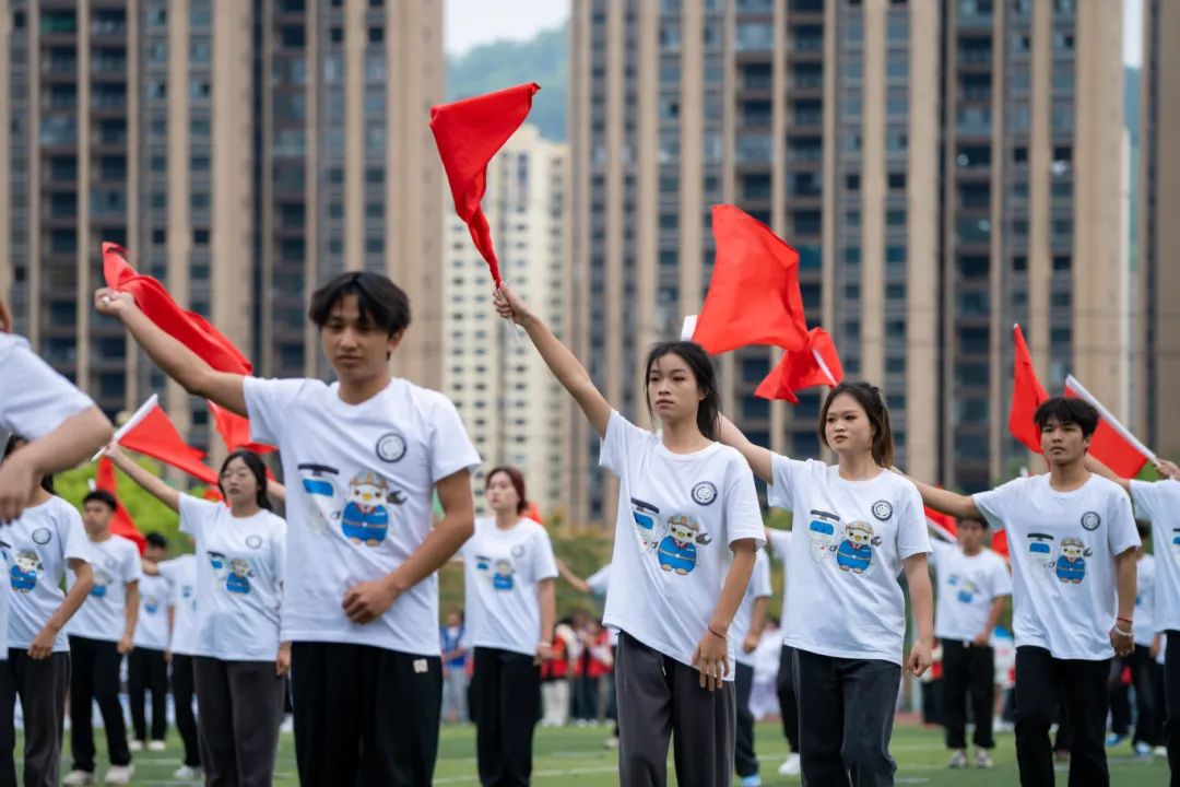 青春逢盛会 击鼓又催征丨贵州工程职业学院第九届田径运动会开幕(图19)